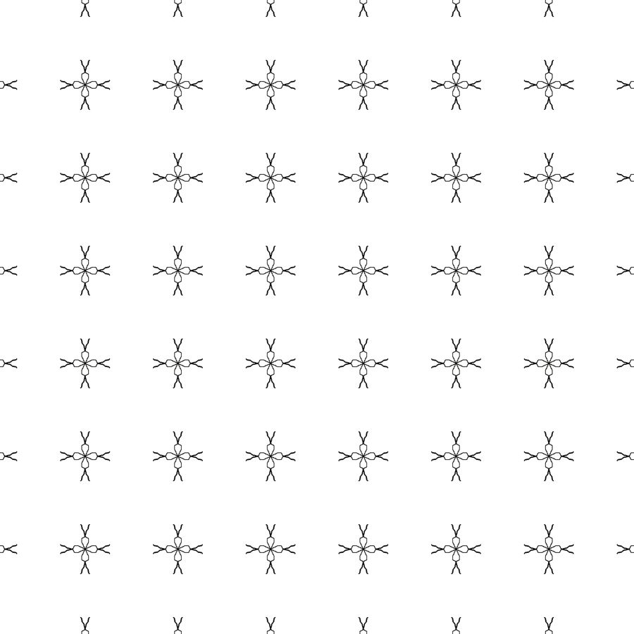 Cross wallcovering pattern