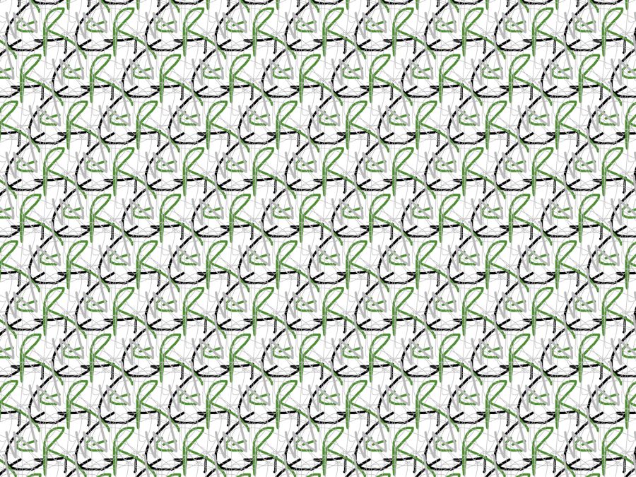 Grean is ... wallcovering pattern