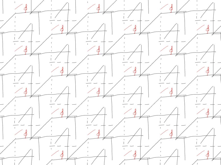 People wallcovering pattern