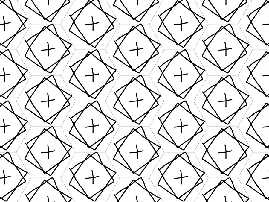 Squar wallcovering pattern