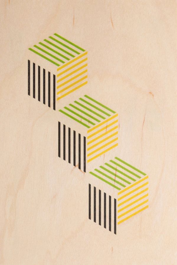 Woodhi / Black, Green, Yellow by Objects I New York