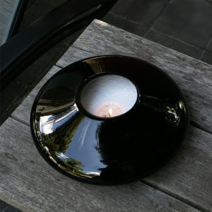 MuraVita on the table, Murano glass candle holder by Lionel Scharly × Milodina