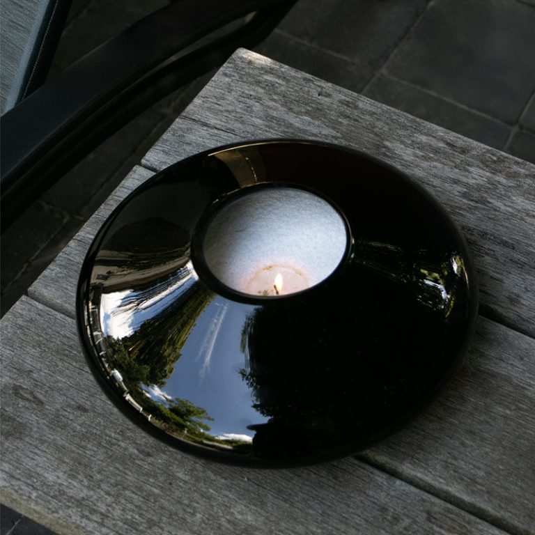 MuraVita Murano glass candle holder by Lionel Scharly